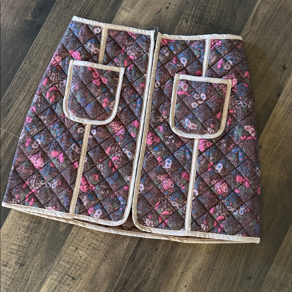 Floral Quilted Women's Skirt